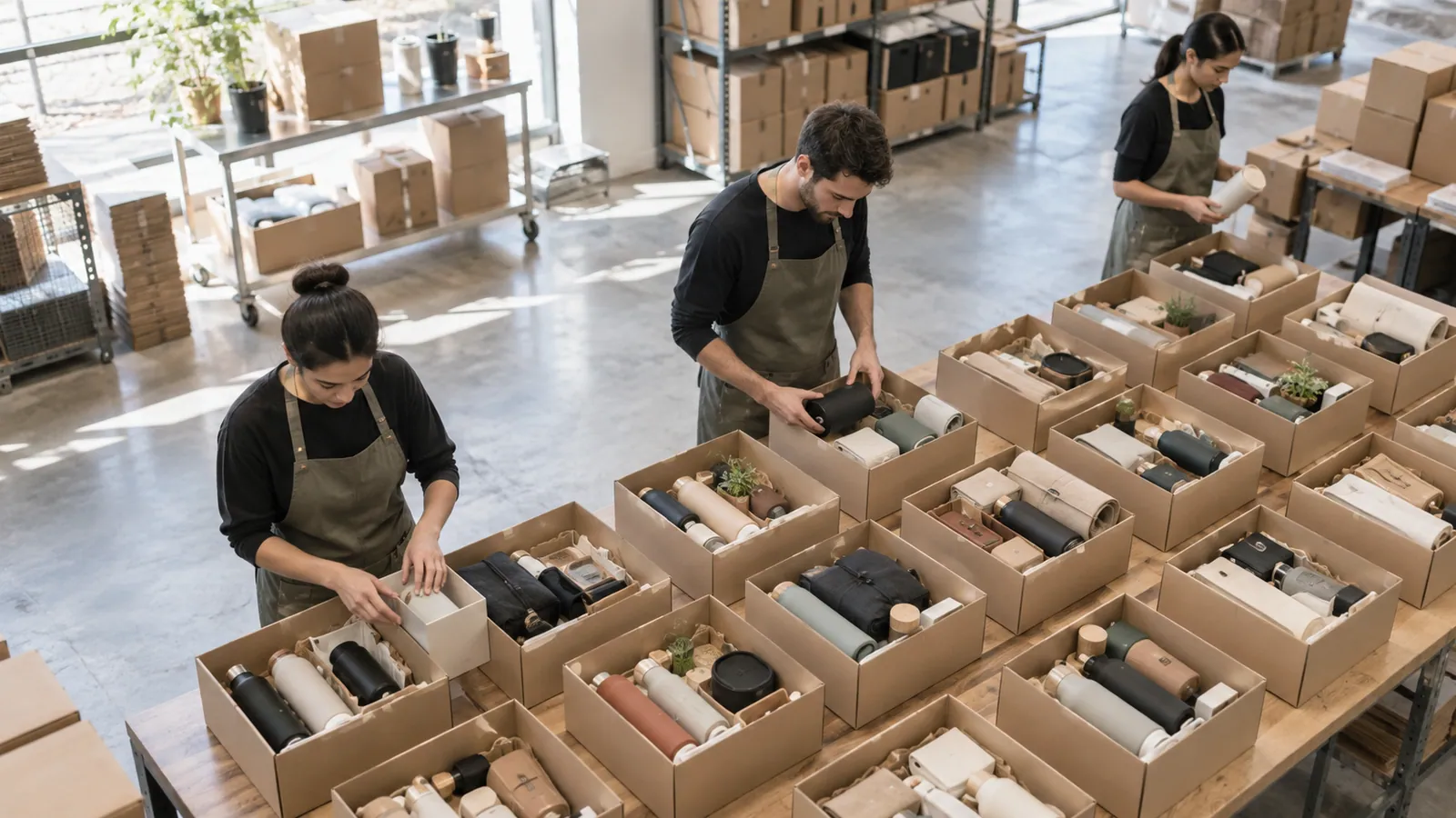 Custom packaging and kitting for ecommerce orders